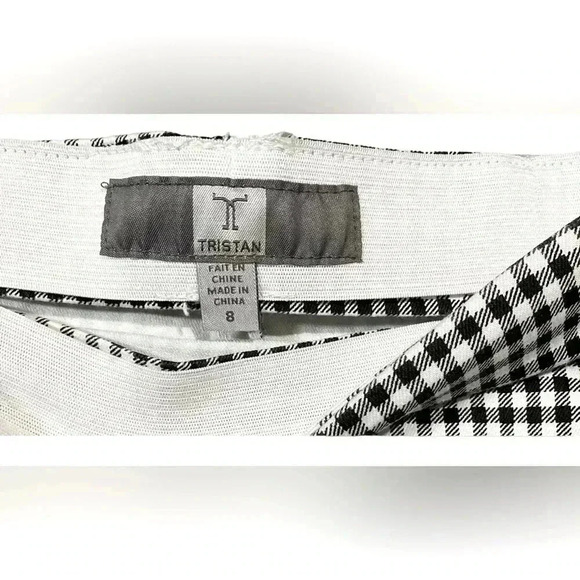 NWOT, Tristan, Black & White Gingham Pencil Skirt, Size 8 - Picture 3 of 7